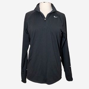 Nike Dry-Fit Element Quarter Zip Pullover - Charcoal Grey